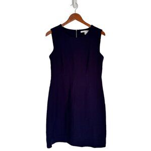 Diane Von Furstenberg Navy Blue Sheath Dress Size 10